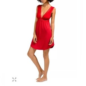 Eberjay Raquel Red Lace Chemise